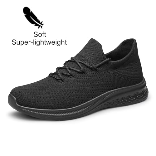 YHOON Mens Walking Shoes Slip on Casual Shoes Lightweight Workout Gym Tennis Shoes3