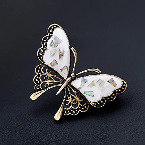 Image of Variety Styles Butterfly Brooch - Multi-Color Rhinestone Crystal Brooch Pin Cute Butterfly Shape Corsages Brooches Decoration Gift for Women