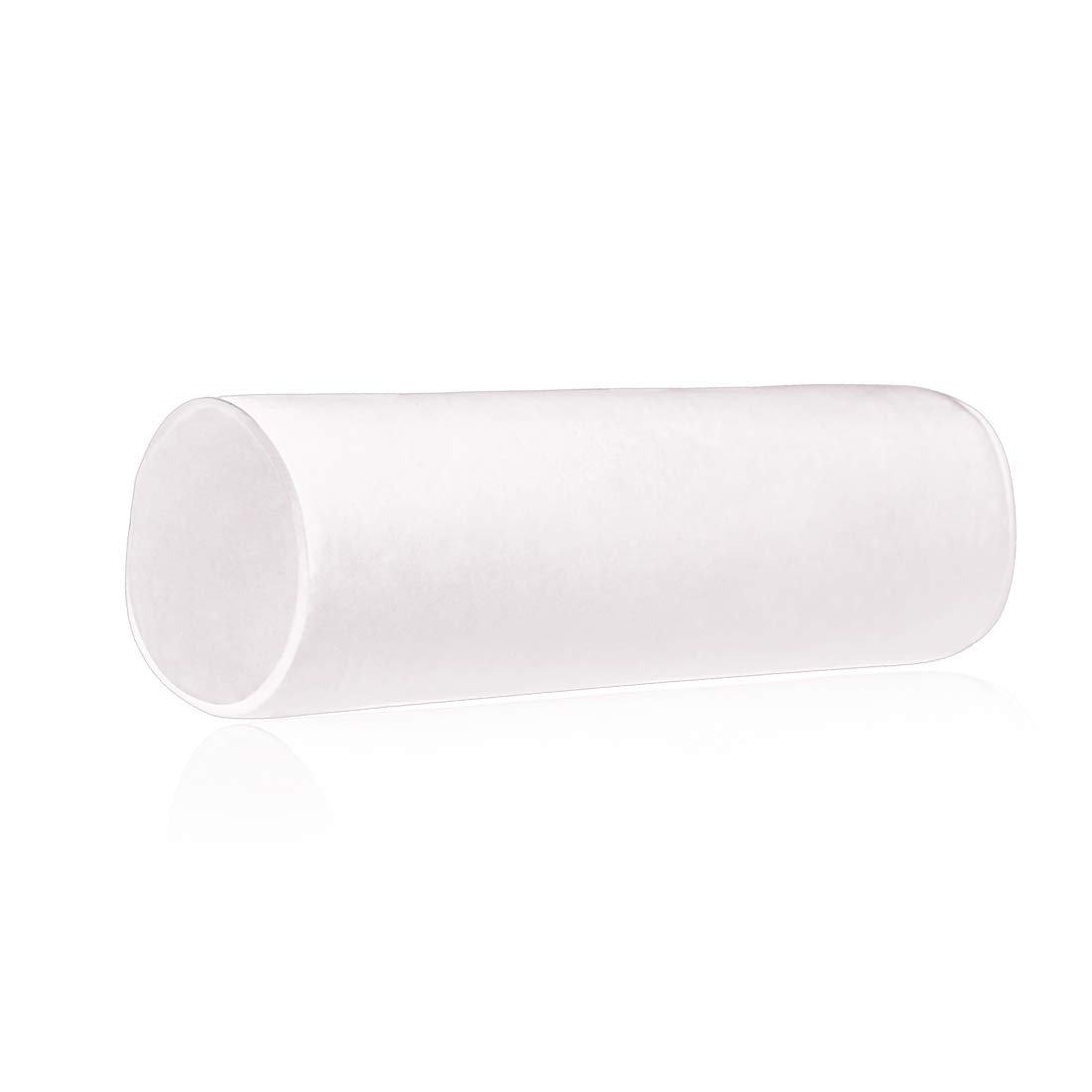 Tinbolunce Almohada enrollable de espuma viscoelástica para rodilla/pierna/cuello, cojín de luna llena/almohada cilíndrica redonda para dormir de lado o de espalda, funda de refrigeración extraíble,