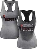 actizio sweat activated funny workout - canotta da donna, burpees erica atletica l