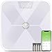 Etekcity Báscula Grasa Corporal Báscula de Baño Bluetooth Analizar 13 Funciones, Monitores de Composición con 3 Conversión de Unidades (kg/st) y Medición de Alta Precisión, Android y iOS, ESF17