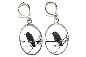 Black Bird Earrings: The Raven’s Flight
