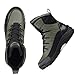 Bacca Bucci Men's Lace Up Boots, Olive, 12