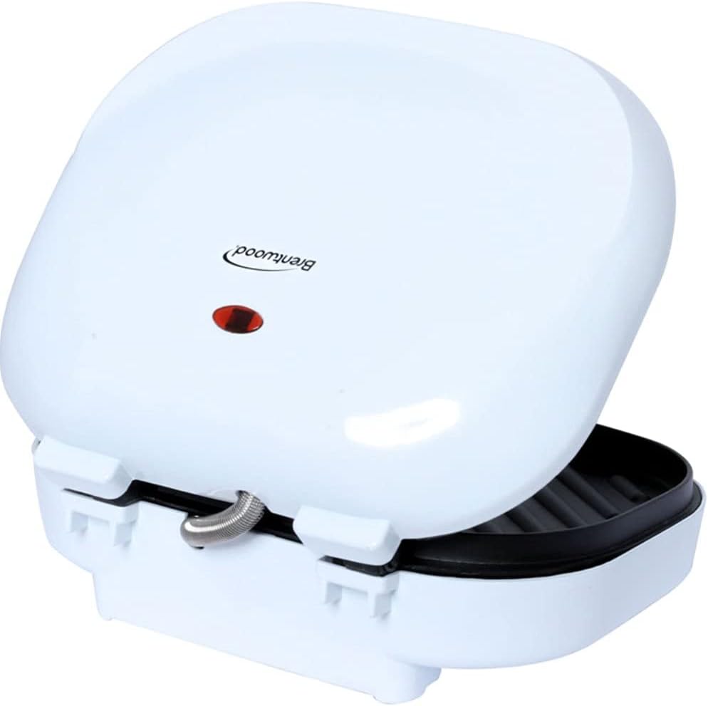 Brentwood Appliances TS-605 2-Slice Capacity Electric Contact Grill, White