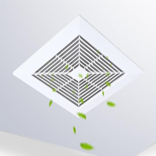 Amazon.com: Baquler Exhaust Bathroom Fan Cover Bathroom Ceiling Fan ...