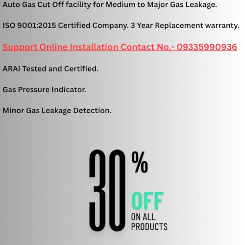 Smart Original Gas Safety Device | Gas Leakage Detector | 30% Gas Savings | 3-Year Replacement Warranty, 100% Brass Use | full Safety Your Home. UltinoPro (A Brand of Indias Company)