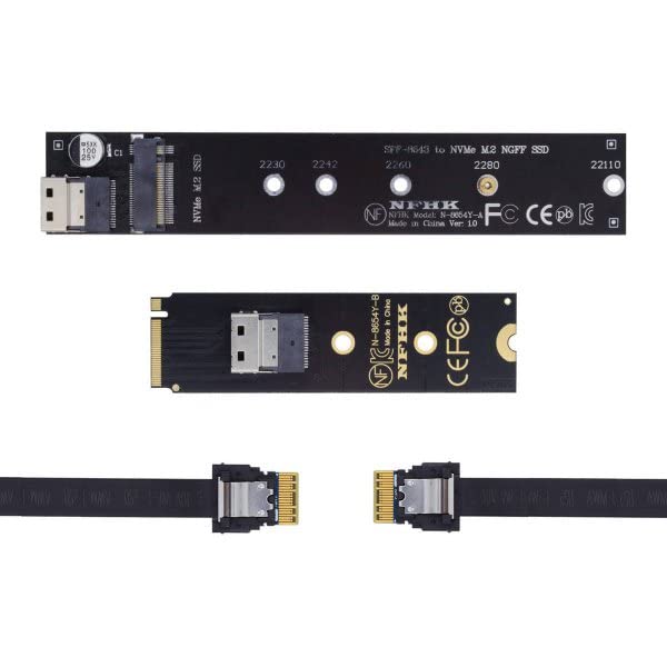 Ngff M.2 Nvme Câble D'Extension De Carte Mère Vers Express M2 M-Key