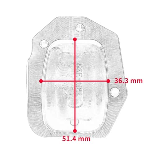 Extension béquille Honda CBR250R CB400 rouge plaque - 5