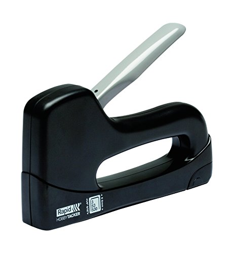 Rapid Staple Gun for Hobby Applications, Plastic Body, Includes Staples, Hobbytacker, 23785100