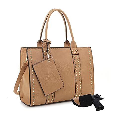 Image of JESSIE & JAMES Satchel Purses for Women Shoulder Bags Crossbody Top Handle Handbags with Adjustable Strap Card Pouch