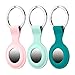 Produktbild GC 3 x Protector Schutzhülle kompatibel mit Apple Airtag Schlüssel-Anhänger Hunde-tracking Alarm Sicherheit Kinder Tasche Tracker, rosa+mind+petrol