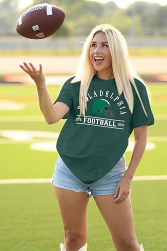 Women Football Shirts Game Day Tshirt Football Outfits Sports Team Fan Gift Tee Shirt4