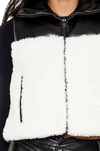 Forever 21 Women's Reversible Faux Shearling & Leather Vest3