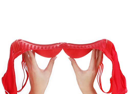 FEOYA Damen Push up BH Klassisch BHS V Ausschnitt Ohne Bügel Nahtlos Bra Bustier mit Schnürung Vorne Büstenhalter Sexy… – Bild 3
