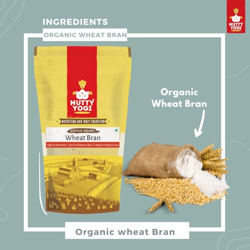 Image of Nutty Yogi Wheat Bran 400gm(Pack of 1)