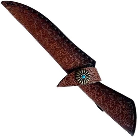 1PC Leather Knife Sheath, Knife Protector Cover with Belt Loop and Snap Closure Fits for Fruit Knife