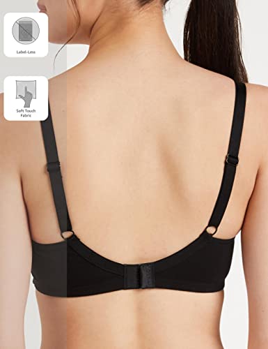 Image of Amazon Brand - Symbol Women's Cotton Stretch Non Padded Wire Free Full Coverage Minimizer Bra