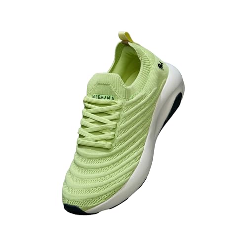 Image of Neeman's Begin Walk Glide Women's Walking Sneakers with CushyWalk Cushioning | Stretch Knit Breathable Upper, CloudSurge Foam Insole, Anti-Skid EVA Rubber Sole, Lace-Up Comfort Shoes