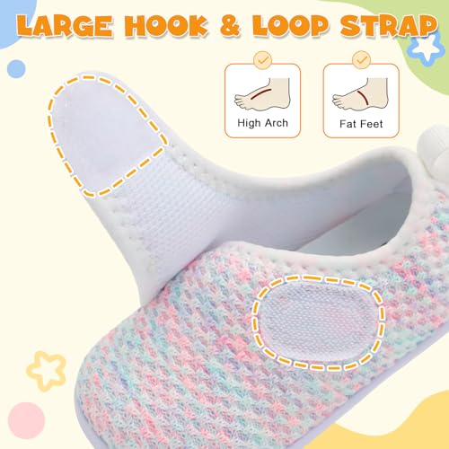 LeIsfIt Baby Shoes Boys Girls First Walking Shoes Colorful 12-18 Months3