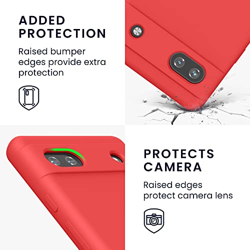 kwmobile Case Compatible with Google Pixel 6a Case - TPU Silicone Phone Cover with Soft Finish - Dolce Vita - Image 3