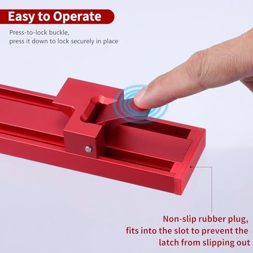 Image of RUITOOL Adjustable Cutting Machine Base Guide for 13⁄₈ inch (340mm) Saw Base, Aluminum Alloy Circular Saw Guide Rail for Precise, Straight, and Safer Cuts Ideal for Woodworking & DIY Projects