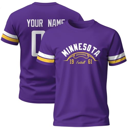 Image of ANTKING T-Shirt Custom Name Number Crewneck Short Sleeve for Men Youth Gifts
