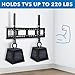 Mount-It! Low-Profile Large TV Mount | Flush TV Wall Mount | Ultra-Slim Fixed Wall Bracket for 43-90 in. Screen Displays | VESA Compatibility up to 800x600 | 220 lbs Capacity