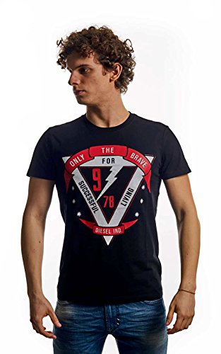 Diesel Men's T-Diego-B Shirt, Black, Medium