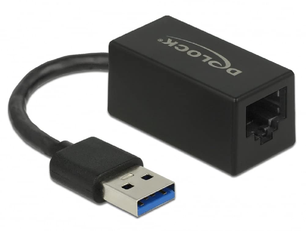 Delock USB-C Zu Gigabit LAN Adapter – Netzwerkadapter Für Laptop & PC Mit USB 3.1 Type-C Anschluss