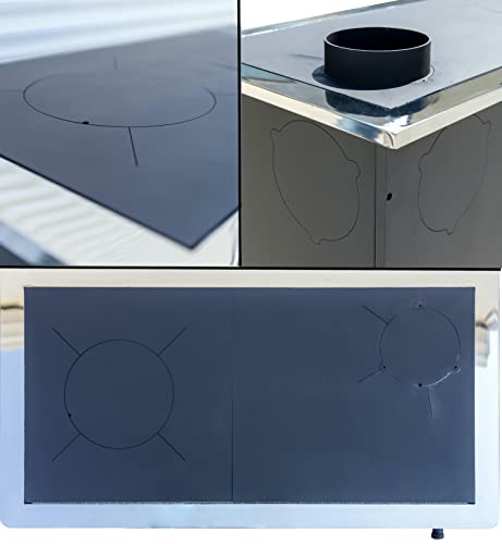Foto von EEK A Kaminofen mit Backfach und Herdplatte ABC Concept 2 Air Rechts Mehrfachbelegung Holzofen 11,6 kW Kamin Ofen Holz Werkstattofen Schwedenofen Hüttenofen Heizofen Holzofen