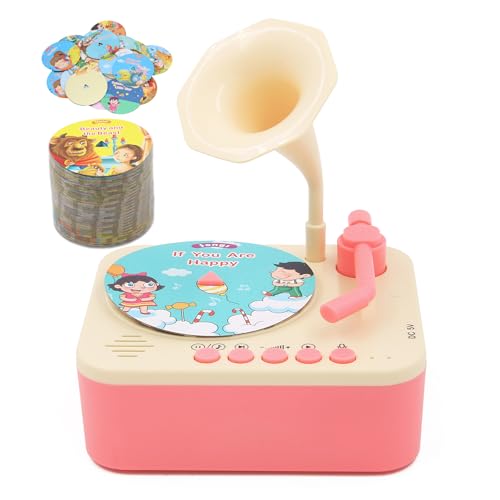 Toddler Phonograph with 99 Cards Kids Record Player Story & Music Player Toddler Music Player Educational Phonograph for Boys and Girls Age 3+ Kids Toys for Early Learning  Age 3+
