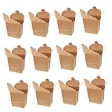 DONFAMDS 50stücke Chinesische Take-away-boxen Aus Papier Zum Mitnehmen Essensbehälter Für Reis Huhn Pommes Burger Verpackung Für Catering Picknick Und Restaurant