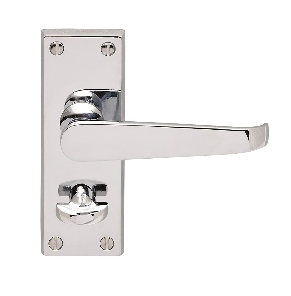 Carlisle Brass Polished Chrome Cbv31wccp Victorian - Lever Privacy Furniture (Contract Range) 120Mm X 40Mm