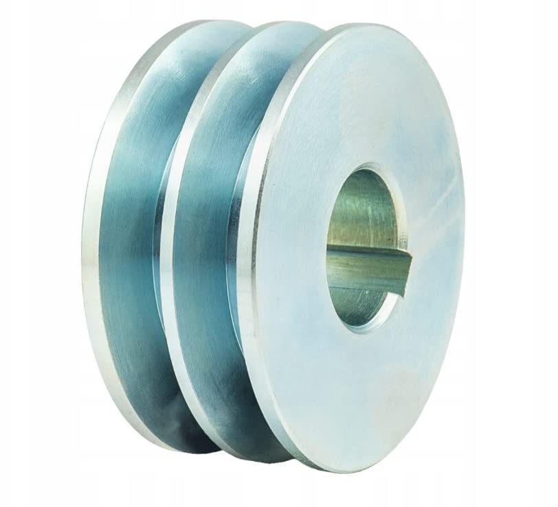Keilriemenscheibe HB SPB 280 Mm – 2x17 Mm Rillen, Bohrung 19 Mm, Aus C45 Stahl, Für E-Motoren & Antriebe