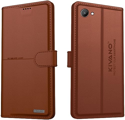 Image of Compatible with Realme C30 / Realme C30s Flip Cover | Leather Finish | Inside Pockets & Inbuilt Stand | Shockproof Wallet Style Magnetic Closure Back Cover Case