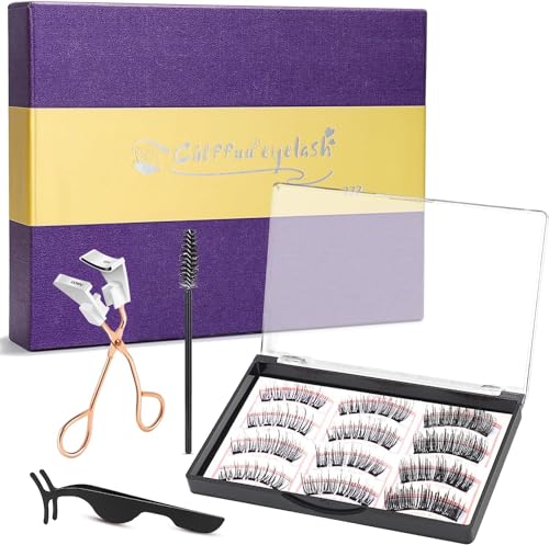 INF 2 paires de faux cils magnétiques doubles - Cils