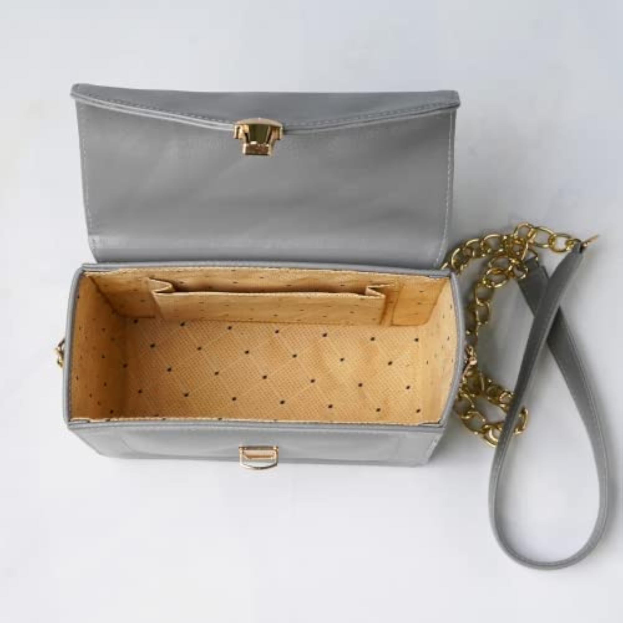 Customized Women's Leather Bag with Mini Makeup Kit