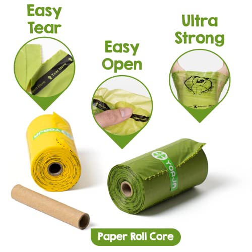 YORJA Dog Poo Bags, 720 Pet Poop Bags, Extra Thick and Strong 100% Leak-Proof Biodegradable Waste Bags - Image 3