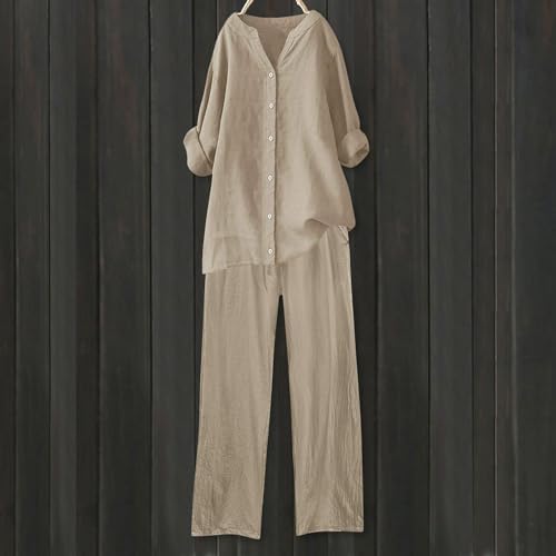 Tenue interieur pyjamas pour femmes amples anti-transpiration lin