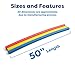 In The Swim 20-Pack, 3-Inch Diameter Jumbo Pool Noodles – Soft Large Foam Noodles for Extra Buoyancy - Floating Training Device, Exercise Aid, Pool Toy - 50 Inches Long - 3 Assorted Colors