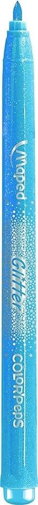 Maped Color'Peps Glitter 847110 Flamastry, Wielokolorowy, 10 sztuk