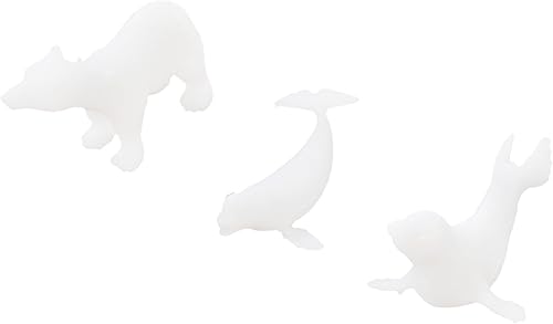 VILLCASE 6 piezas de moldes de silicona de relleno de epoxi en miniatura para resina, figura de animales del océano, mini figura de animal, disponible en Yaxa Venezuela