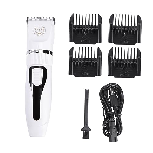 COLLBATH Rechargeable Pet Grooming Clipper Dog Cat Trimmer 3-12mm Length Low Noise USB Rechargeable Random Color
