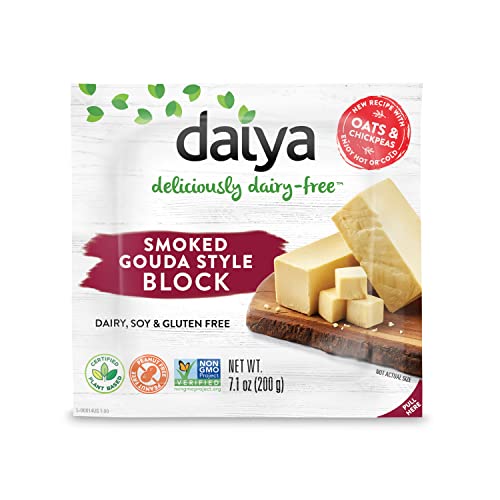 DAIYA Smoked Black Gouda Cheese, 7.1 Ounce (Pack of 8)