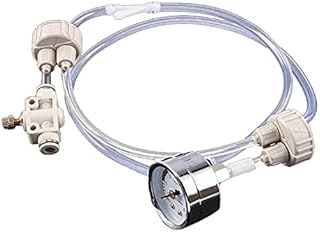 The Little Green Change DIY CO2 Aquarium Plant System Kit - Generator Aquarium Moss Plant D201 Tube Valve Guage Bottle Cap with Needle Valve Pressure Gauge for Aquarium Water Plant Tank