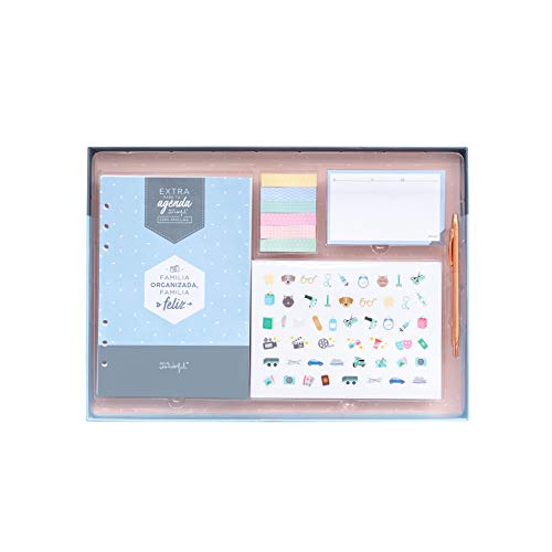 Mr. Wonderful - Contenido extra de organización familiar para tu agenda Mr. Wonderful con anillas