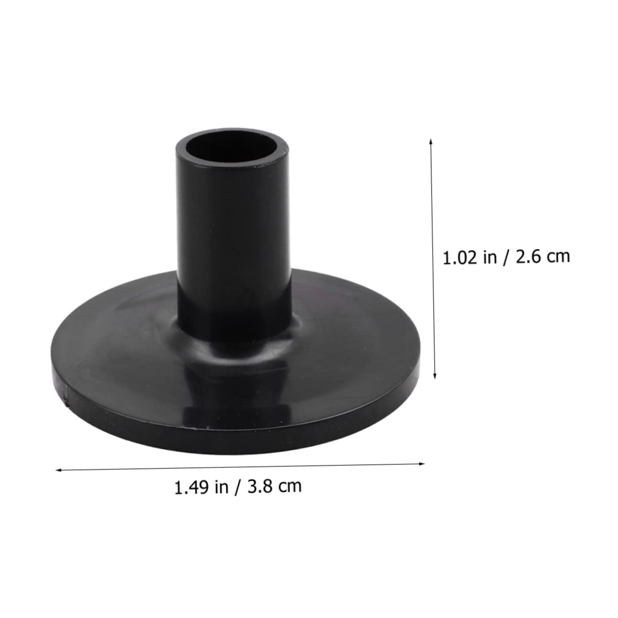 FAVOMOTO Protective Drum Cymbal Gadgets 8 Pcs 2.5cm Felt Pads Anti-slip Tubes for Drum Kit Accessory