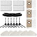 Produktbild Zubehör Set für Proscenic M7 Pro Staubsauger Ersatzteile - 1 Rollenbürste 6 Seitenbürsten 3 Staubbeutel 3 Wischtücher 4 hepa Filters