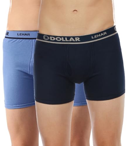 Image of Dollar Lehar Mens Combed Cotton Trunk - Actual Colour May Vary