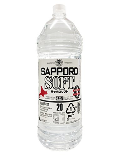 札幌酒精 SAPPORO SOFT 20度 4L
